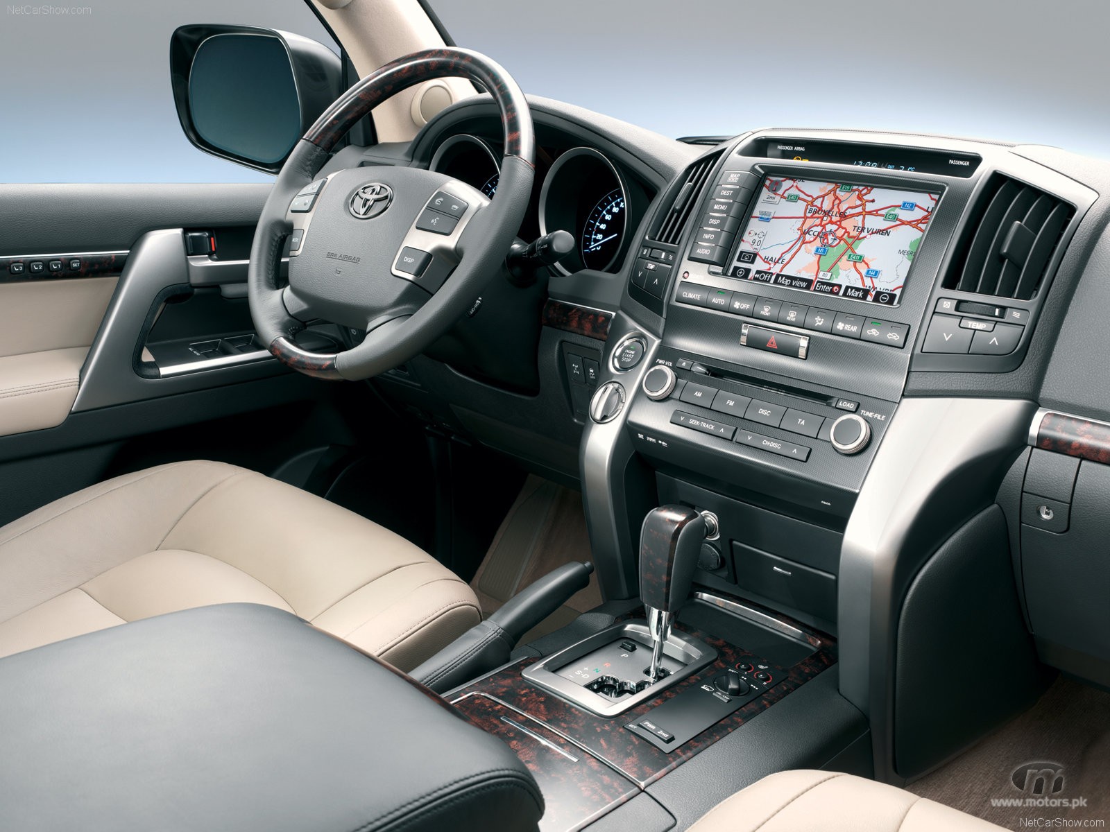 Toyota Land Cruiser interior view